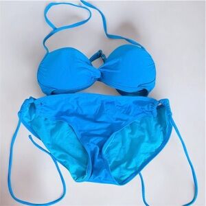 Vibrant Blue Bikini Set